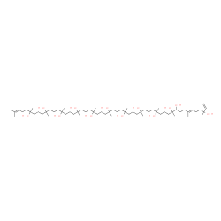 ChemSpider 2D Image | (6E)-3,7,11,15,19,23,27,31,35,39,43,47,51-Tridecamethyl-1,6,50-dopentacontatriene-3,10,11,15,19,23,27,31,35,39,43,47-dodecol | C65H126O12