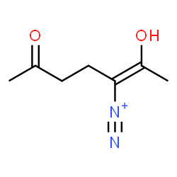 ChemSpider 2D Image | (2E)-2-Hydroxy-6-oxo-2-heptene-3-diazonium | C7H11N2O2