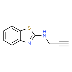 ChemSpider 2D Image | N-(2-Propyn-1-yl)-1,3-benzothiazol-2-amine | C10H8N2S
