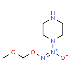 ChemSpider 2D Image | 1-[(E)-(Methoxymethoxy)-NNO-azoxy]piperazine | C6H14N4O3