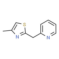 ChemSpider 2D Image | 2-[(4-Methyl-1,3-thiazol-2-yl)methyl]pyridine | C10H10N2S
