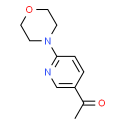 ChemSpider 2D Image | 1-(6-morpholinopyridin-3-yl)ethanone | C11H14N2O2