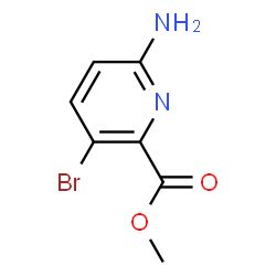 ChemSpider 2D Image | Methyl 6-amino-3-bromopicolinate | C7H7BrN2O2