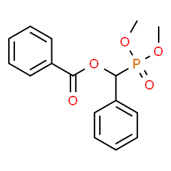 ChemSpider 2D Image | (Dimethoxyphosphoryl)(phenyl)methyl benzoate | C16H17O5P