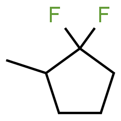 ChemSpider 2D Image | 1,1-Difluoro-2-methylcyclopentane | C6H10F2