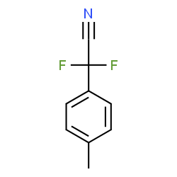 ChemSpider 2D Image | Difluoro(4-methylphenyl)acetonitrile | C9H7F2N