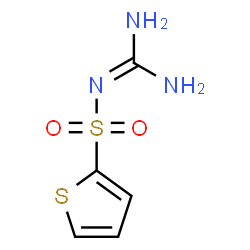 ChemSpider 2D Image | N-(Diaminomethylene)-2-thiophenesulfonamide | C5H7N3O2S2