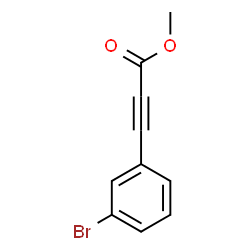ChemSpider 2D Image | Methyl 3-(3-bromophenyl)-2-propynoate | C10H7BrO2