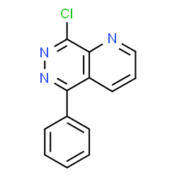 ChemSpider 2D Image | 8-Chloro-5-phenylpyrido[2,3-d]pyridazine | C13H8ClN3
