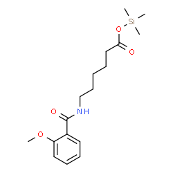 ChemSpider 2D Image | Trimethylsilyl 6-[(2-methoxybenzoyl)amino]hexanoate | C17H27NO4Si