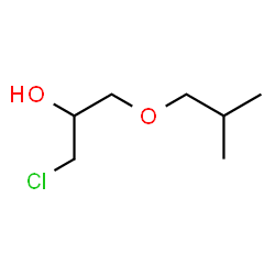 ChemSpider 2D Image | 1-Chloro-3-isobutoxy-2-propanol | C7H15ClO2