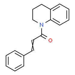 ChemSpider 2D Image | 1-(3,4-Dihydro-1(2H)-quinolinyl)-3-phenyl-2-propen-1-one | C18H17NO