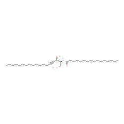 ChemSpider 2D Image | N-[(2S,3R)-1,3-Dihydroxy-4-octadecyn-2-yl]hexadecanamide | C34H65NO3