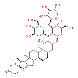 ChemSpider 2D Image | Schidigerasaponin A1 | C44H70O17