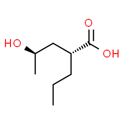 ChemSpider 2D Image | (2R,4R)-4-Hydroxy-2-propylpentanoic acid | C8H16O3