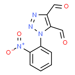 ChemSpider 2D Image | 1-(2-Nitrophenyl)-1H-1,2,3-triazole-4,5-dicarbaldehyde | C10H6N4O4