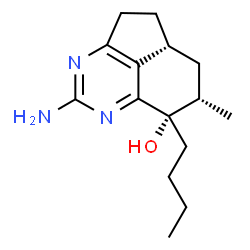ChemSpider 2D Image | 1,8a;8b,3a-didehydro-8-hydroxyptilocauli | C15H23N3O