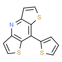 ChemSpider 2D Image | 8-(2-Thienyl)bisthieno[3,2-b:2',3'-e]pyridine | C13H7NS3