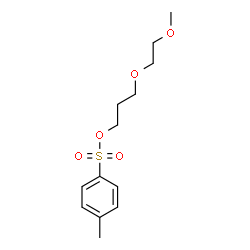 ChemSpider 2D Image | 3-(2-Methoxyethoxy)propyl 4-methylbenzenesulfonate | C13H20O5S