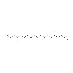 ChemSpider 2D Image | 1,2-Ethanediylbis(oxy-2,1-ethanediyl) bis(azidoacetate) | C10H16N6O6