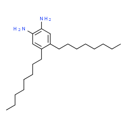 ChemSpider 2D Image | 4,5-Dioctyl-1,2-benzenediamine | C22H40N2