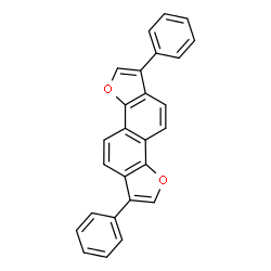 ChemSpider 2D Image | 1,6-Diphenylfuro[2',3':5,6]naphtho[1,2-b]furan | C26H16O2