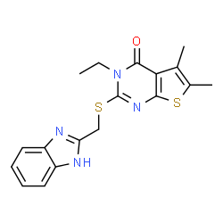 ChemSpider 2D Image | MFCD04031264 | C18H18N4OS2