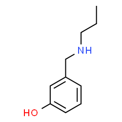 ChemSpider 2D Image | 3-[(Propylamino)methyl]phenol | C10H15NO