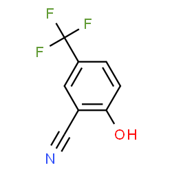 ChemSpider 2D Image | 2-Hydroxy-5-(trifluoromethyl)benzonitrile | C8H4F3NO