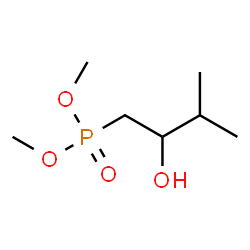 ChemSpider 2D Image | Dimethyl (2-hydroxy-3-methylbutyl)phosphonate | C7H17O4P