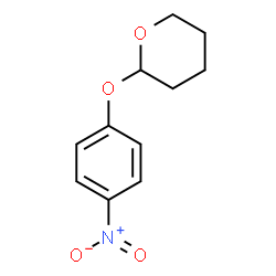 ChemSpider 2D Image | 2-(4-Nitrophenoxy)tetrahydro-2H-pyran | C11H13NO4