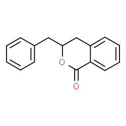 ChemSpider 2D Image | 3-Benzyl-3,4-dihydro-1H-isochromen-1-one | C16H14O2