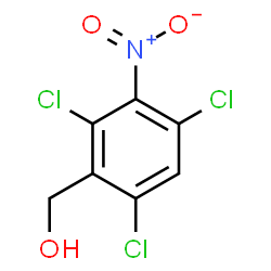 ChemSpider 2D Image | (2,4,6-Trichloro-3-nitrophenyl)methanol | C7H4Cl3NO3