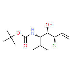 ChemSpider 2D Image | 2-Methyl-2-propanyl [(3S,4S,5S)-5-chloro-4-hydroxy-2-methyl-6-hepten-3-yl]carbamate | C13H24ClNO3