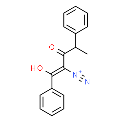 ChemSpider 2D Image | (1E)-1-Hydroxy-3-oxo-1,4-diphenyl-1-pentene-2-diazonium | C17H15N2O2