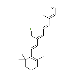 ChemSpider 2D Image | 19-Fluororetinal | C20H27FO
