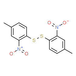 ChemSpider 2D Image | 2-Nitro-p-tolyl disulfide | C14H12N2O4S2