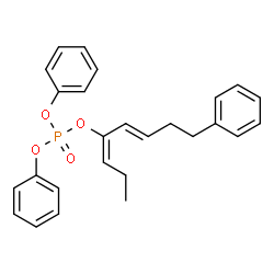 ChemSpider 2D Image | Diphenyl (3E,5E)-8-phenyl-3,5-octadien-4-yl phosphate | C26H27O4P