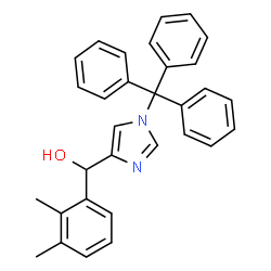 ChemSpider 2D Image | (2,3-Dimethylphenyl)(1-trityl-1H-imidazol-4-yl)methanol | C31H28N2O
