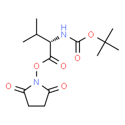 ChemSpider 2D Image | Boc-Val-OSu | C14H22N2O6