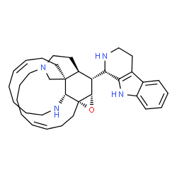 ChemSpider 2D Image | 1,2,3,4-tetrahydromanzamine B | C36H50N4O