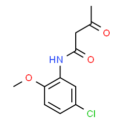 ChemSpider 2D Image | 5'-CHLORO-ORTHO-ACETOACETANISIDIDE | C11H12ClNO3