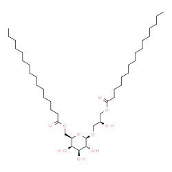 ChemSpider 2D Image | (2S)-2-Hydroxy-3-[(6-O-palmitoyl-beta-D-galactopyranosyl)oxy]propyl palmitate | C41H78O10