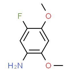 ChemSpider 2D Image | 5-Fluoro-2,4-dimethoxyaniline | C8H10FNO2