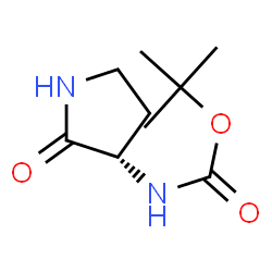 ChemSpider 2D Image | (S)-3-(Boc-amino)-2-pyrrolidone | C9H16N2O3