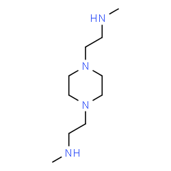 ChemSpider 2D Image | 2,2'-piperazine-1,4-diylbis(N-methylethanamine) | C10H24N4