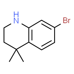 ChemSpider 2D Image | 7-Bromo-4,4-dimethyl-1,2,3,4-tetrahydroquinoline | C11H14BrN