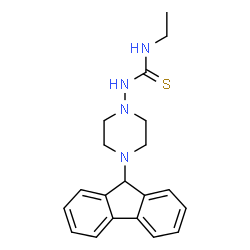 ChemSpider 2D Image | 1-ethyl-3-[4-(9H-fluoren-9-yl)piperazin-1-yl]thiourea | C20H24N4S