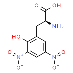 ChemSpider 2D Image | 2-Hydroxy-3,5-dinitro-L-phenylalanine | C9H9N3O7