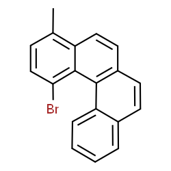 ChemSpider 2D Image | 1-Bromo-4-methylbenzo[c]phenanthrene | C19H13Br